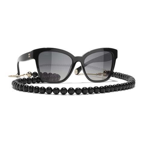 chanel 6019 sunglasses in black gold|香奈儿.